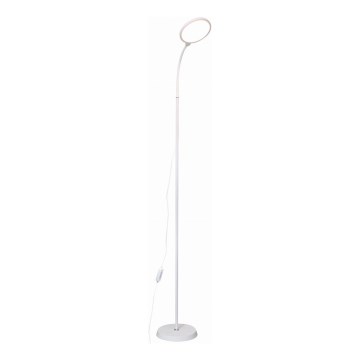 Lámpara de pie LED regulable 2en1 LED/10W/230V blanco