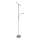 Lámpara de pie LED regulable NORA LED/25W/230V 2200/3000/4000K + LED/5W 3000K cromo mate + mando a distancia