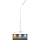 Lámpara de pie LED regulable SIGNUS LED/10W/230V 3000/4500/6500K blanco