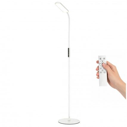 Lámpara de pie regulable LED TEILO LED/10W/230V 3000/4000/6500K blanca + mando a distancia