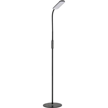 Lámpara de pie LED regulable TEILO LED/10W/230V 3000/4000/6500K negro + control remoto