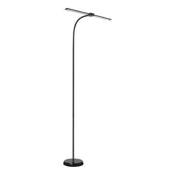 Lámpara de pie LED regulable TEILO LED/14W/230V 3000/4000/6000K negra