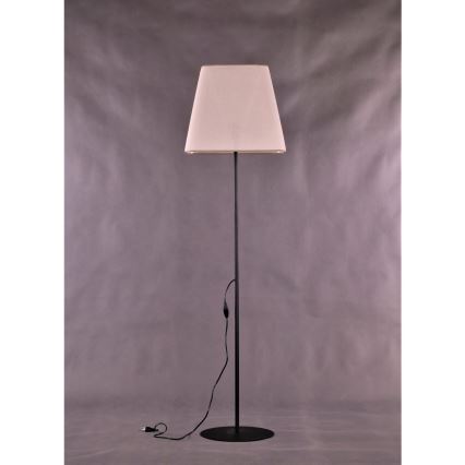 Lámpara de pie MARTINA 1xE27/15W/230V negra/blanca