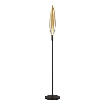 Lámpara de pie NORDIC 1xG9/5W/230V negra/beige ahumado