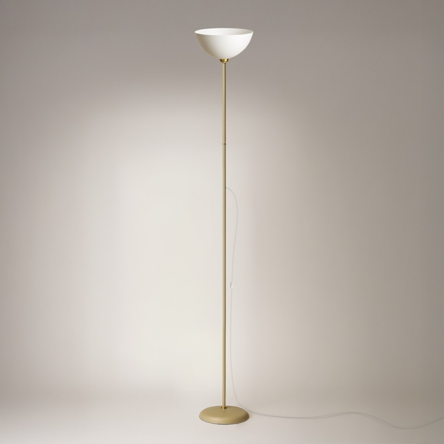 Lámpara de pie ZACK 1xE27/15W/230V beige