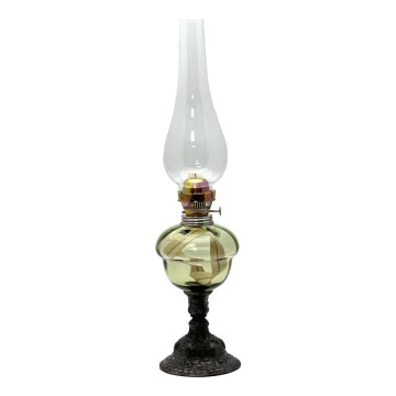 Lámpara de queroseno BARBORA 54 cm verde bosque
