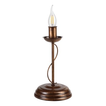 Lámpara de sobremesa ANTON 1xE14/60W/230V bronce