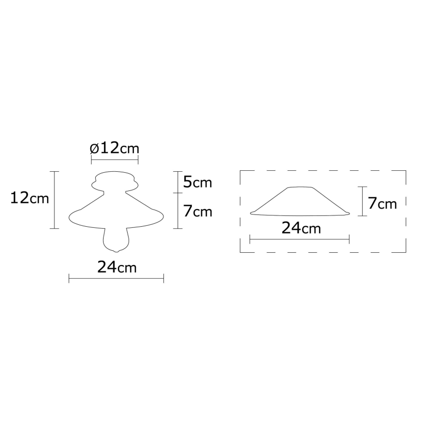 Lámpara de suspensión BERCESTE 1xE27/40W/230V