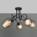 Lámpara de suspensión OXFORD 5xE27/15W/230V negro