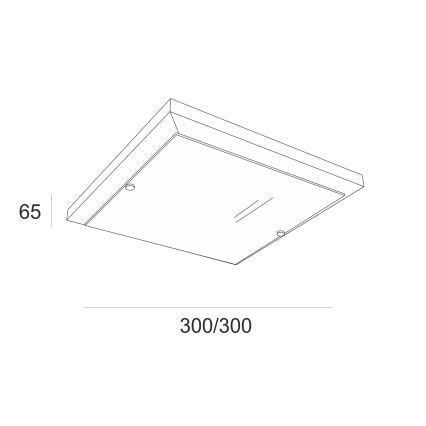Lámpara de techo 1xE27/60W/230V pino