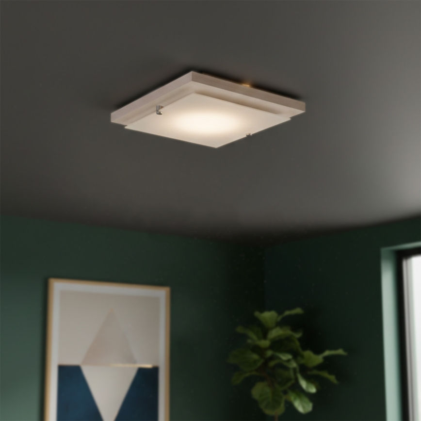 Lámpara de techo 1xE27/60W/230V haya
