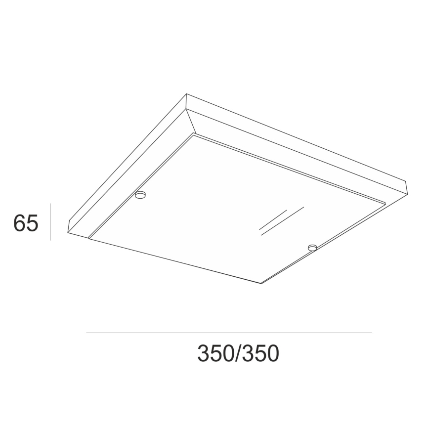 Lámpara de techo 2xE27/60W/230V haya