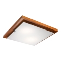 Lámpara de techo 2xE27/60W/230V pino
