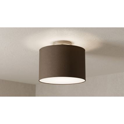 Lámpara de techo ARDEN 1xE27/15W/230V Ø 25 cm marrón