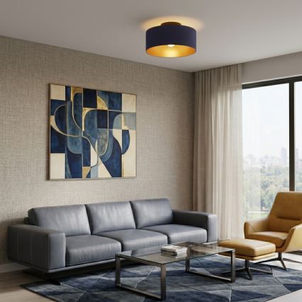 Lámpara de techo ARDEN 1xE27/15W/230V, Ø 40 cm, azul