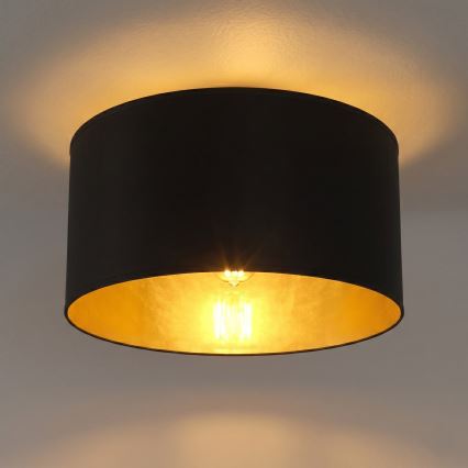 Lámpara de techo ARDEN 1xE27/15W/230V ø 40 cm negra