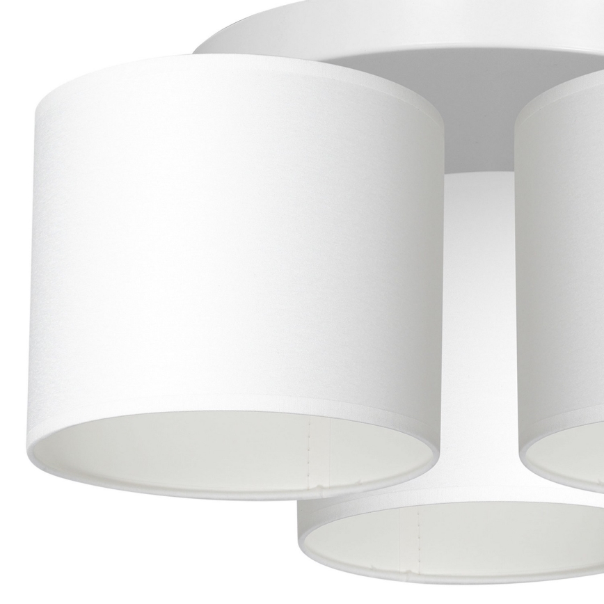 Lámpara de techo empotrada ARDEN 3xE27/60W/230V blanca