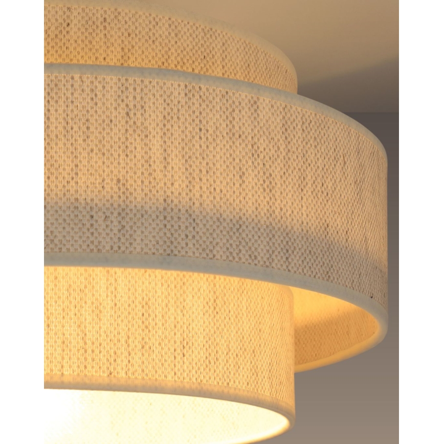 Lámpara de techo BOHO 1xE27/60W/230V Ø 40 cm blanca