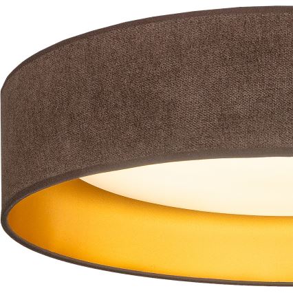 Brilagi - Plafón LED VELVET SIMPLE LED/24W/230V 3000K Ø 45 cm marrón/dorado