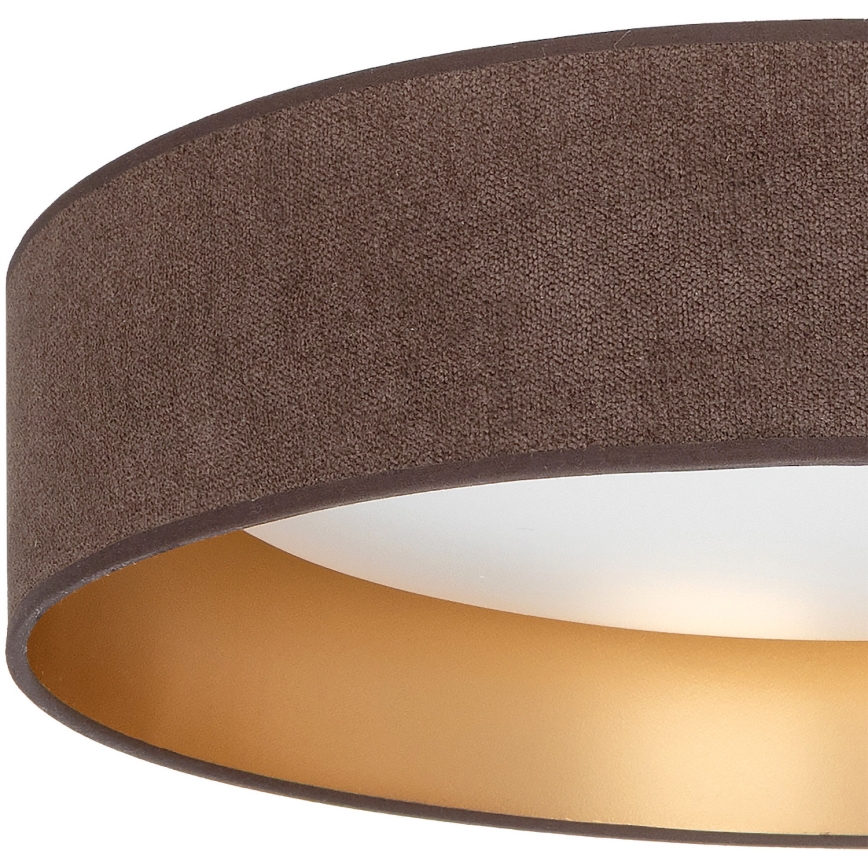 Brilagi - Plafón LED VELVET SIMPLE LED/24W/230V 3000K Ø 45 cm marrón/dorado