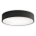 Lámpara de techo CLEO con sensor de movimiento y crepuscular, 3xE27/24W/230V, diámetro 40 cm, negra