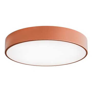Lámpara de techo CLEO con sensor de movimiento y crepuscular, 4xE27/24W/230V, diámetro 50 cm, acabado cobre