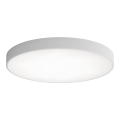 Lámpara de techo CLEO con sensor de movimiento y crepuscular, 6xE27/24W/230V, Ø 80 cm, gris