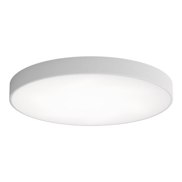 Lámpara de techo CLEO con sensor de movimiento y crepuscular, 6xE27/24W/230V, Ø 80 cm, gris