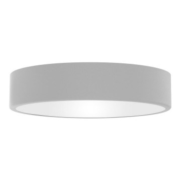 Lámpara de techo CLEO con sensor de movimiento y crepúsculo 3xE27/24W/230V, diámetro 40 cm, gris