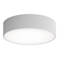 Lámpara de techo CLEO con sensor de movimiento y de crepúsculo 2xE27/24W/230V Ø 30 cm gris