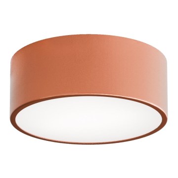 Lámpara de techo CLEO con sensor de movimiento y sensor crepuscular 1xE27/40W/230V, diámetro 20 cm, acabado en cobre