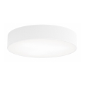 Lámpara de techo CLEO con sensor de movimiento y sensor crepuscular 3xE27/24W/230V Ø 40 cm blanca