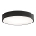 Lámpara de techo CLEO con sensor de movimiento y sensor crepuscular, 4xE27/24W/230V, diámetro 50 cm, negra