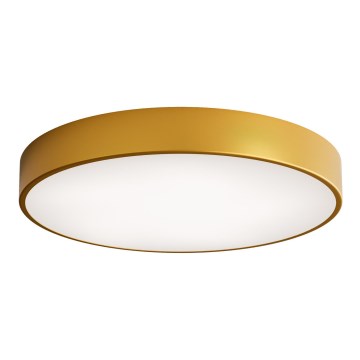 Lámpara de techo CLEO con sensor de movimiento y sensor crepuscular 5xE27/24W/230V, diámetro 60 cm, dorada