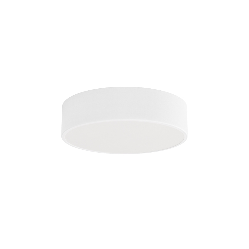 Lámpara de techo CLEO con detector de movimiento y detector crepuscular 2xE27/24W/230V, diámetro 30 cm, blanca