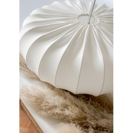 Lámpara de techo con cable CAFEE 1xE27/40W/230V, diámetro 52 cm, blanca