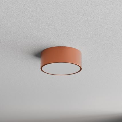 Lámpara de techo CLEO con sensor de movimiento y sensor crepuscular 1xE27/40W/230V, diámetro 20 cm, acabado en cobre
