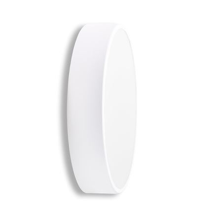 Lámpara de techo CLEO con sensor de movimiento y sensor crepuscular 3xE27/24W/230V Ø 40 cm blanca