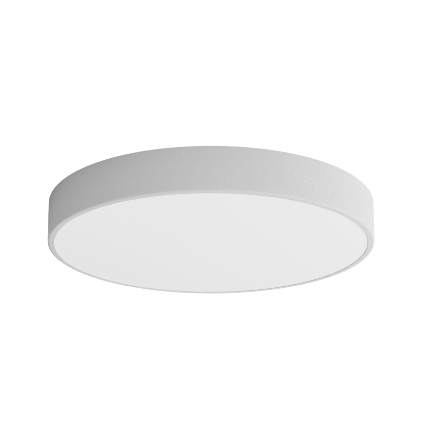 Lámpara de techo CLEO 5xE27/24W/230V Ø 60 cm con sensor de movimiento y de crepúsculo, gris