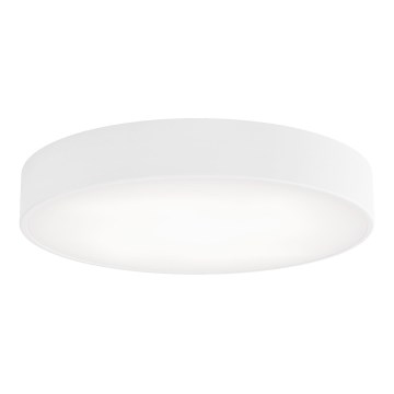 Lámpara de techo con sensor de movimiento y de crepúsculo CLEO 4xE27/24W/230V Ø 50 cm blanca