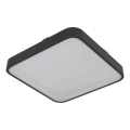 Lámpara de techo con sensor WILTON 2xE27/60W/230V 33x33 cm antracita