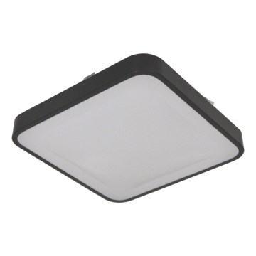 Lámpara de techo con sensor WILTON 2xE27/60W/230V 33x33 cm antracita