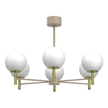 Lámpara de techo con varilla AWINION 6xE27/15W/230V