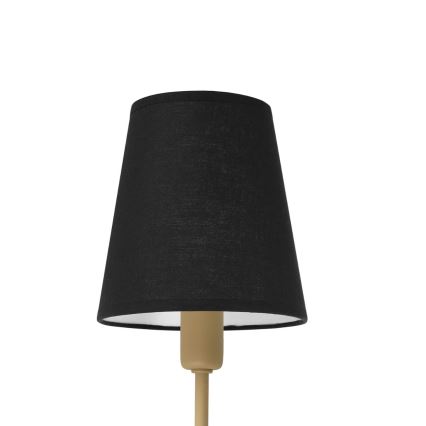 Lámpara de techo con varilla MADELA 5xE14/40W/230V negro/beige