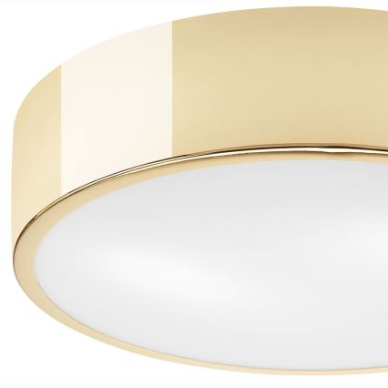Lámpara de techo DANTE 2xE27/60W/230V Ø 36 cm dorado