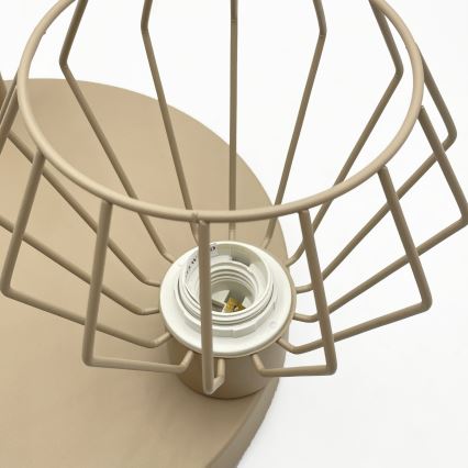 Lámpara de techo de superficie AUDREY 3xE27/60W/230V beige