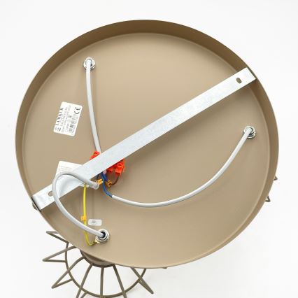 Lámpara de techo de superficie AUDREY 3xE27/60W/230V beige