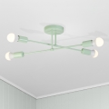 Lámpara de techo de superficie CAMBRIDGE 4xE27/15W/230V verde