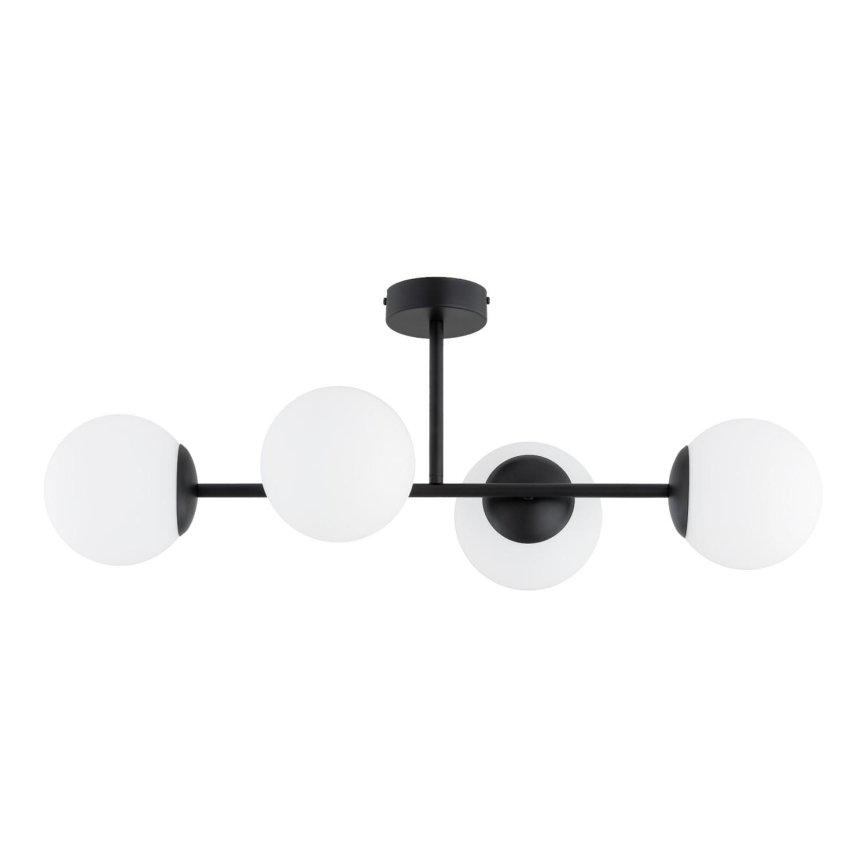 Lámpara de techo de superficie GLORENA 4xE14/10W/230V negra