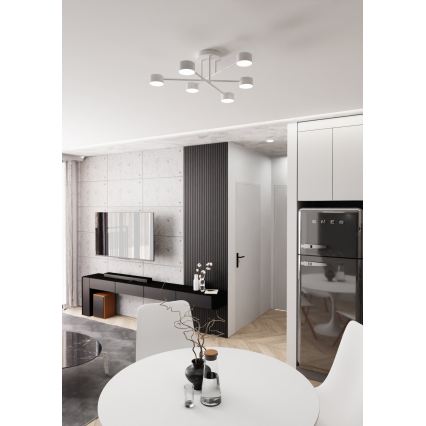 Lámpara de techo de superficie HALO 6xGX53/10W/230V blanca